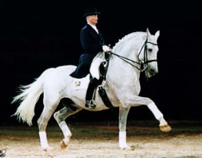 Gyula Dallos on the KWPN Keur Stallion Aktion (by Pion)