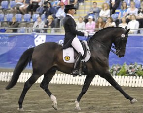 Kate Taylor-Wheat on Oscar B :: Photo © Main Event Photography