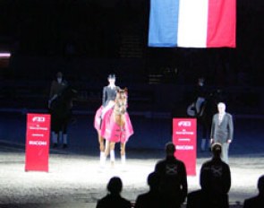 Adelinde Cornelissen wins the Grand Prix at the 2010 World Cup Finals :: Photo © Astrid Appels