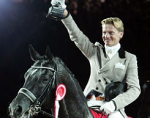 Edward Gal and Totilas win the 2010 World Cup Finals in 's Hertogenbosch :: Photo © Astrid Appels