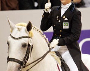 Brazilian Luiza Tavares on Samba. Thumbs up to her fans