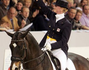 Nathalie Zu Saeyn-Wittgenstein had a good final ride before her official baby break. She's due to deliver in July. :: Photo © Astrid Appels