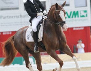 With Silvia Rizzo's Blickpunkt (by Belissimo x Weltmeyer) Eva Möller also won bronze in the 6-year old division