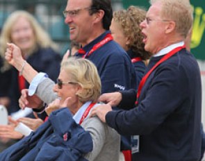 Laura's parents Ursula and Wilfried are ecstatic