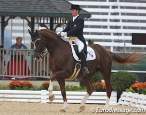 Luxembourg individual rider Gaston Chelius on Flamenco R