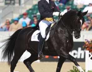 Danish Sune Hansen did his best with Casmir in the Special but unfortunately the horse was not always as regular in his work. They ended up 30th with 64.708%