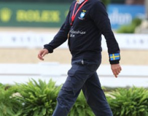Swedish chef d'equipe Bo Jena on a mission