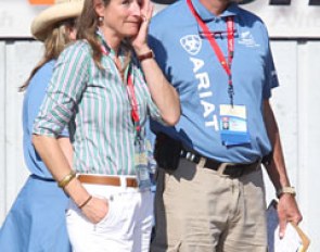 Christoph Koschel's wife Patricia was also crying with her husband finished his test