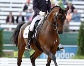 Brett Parbery and Victory Salute at the 2010 World Equestrian Games :: Photo © Astrid Appels