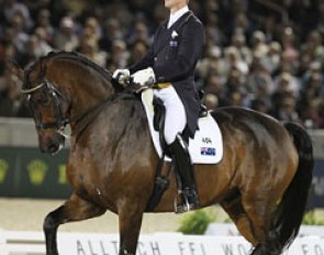 “I am thrilled,” said Australian Brett Parbery, “Victory Salute was great and I am really proud to have a top 10 finish at the World Championships.”-