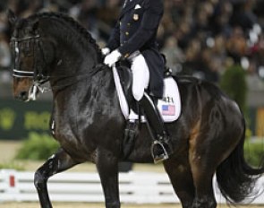 Home favourites Steffen Peters and Ravel shine in the freestyle