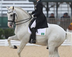 The youngest competitor at WEG is the Brazilian Luiza Tavares de Almeida on Samba