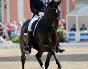 Matthias Alexander Rath and Sterntaler Unicef won the Grand Prix for Special at the 2010 CDI Wiesbaden