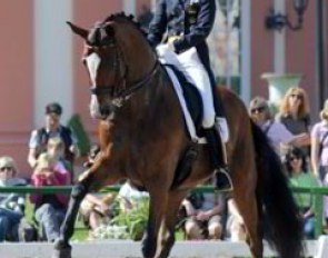 Sanneke Rothenberger on her second ride Paso Doble