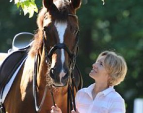 Nadine Capellmann and Girasol at home in Wurselen, Germany :: Photo © Barbara Schnell