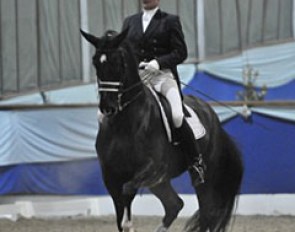 Daniel Ramseier and Ferra at their show debut at the 2009 CDN Deittingen.