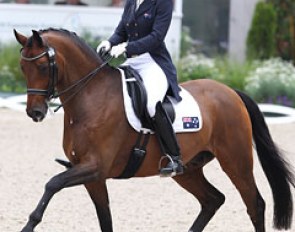 Mary Hanna and Sancette (by Sandro Hit) at the 2011 CDIO Aachen :: Photo © Astrid Appels