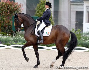 Irish Anna Merveldt on Coryolano at the 2011 CDIO Aachen :: Photo © Astrid Appels