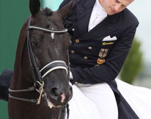 Matthias Rath and Totilas in the prize giving ceremony