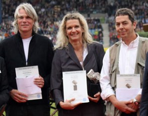 2011 Silver Camera Award medallists: Arnd Bronkhorst, Julia Rau (winner), Caren Firouz