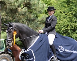 Susann Konrad and Siena win the Böblingen Bundeschampionate Qualifier