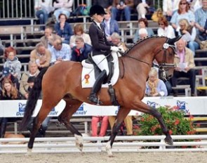 Ramona Ritzel and Quirino Rocco at the 2011 Bundeschampionate
