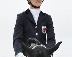 Luxembourg Fabienne Claeys and Domino were second in the consolation finals