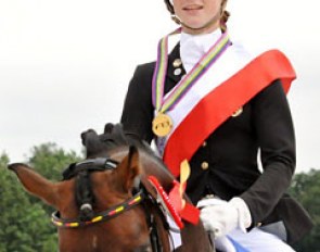 Individual Test gold medalist Grete Linnemann
