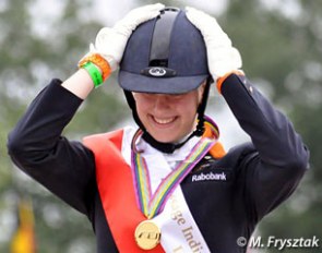 Dana van Lierop can't believe she won gold!