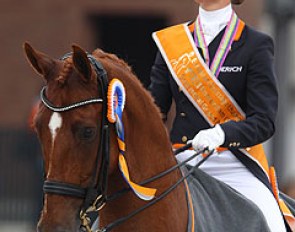 Adelinde Cornelissen and Parzival, 2011 European Champions :: Photo © Astrid Appels