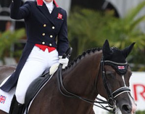 Charlotte Dujardin on Valegro. She has only been competing at international Grand Prix level since April 2011!