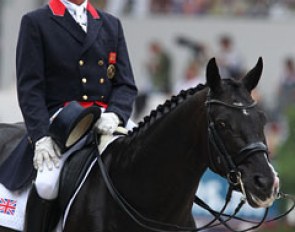 Carl Hester and Uthopia smiles to the crowds who love him!