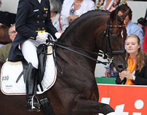 Helen Langehanenberg and Damon Hill made an amazing recovery in the Grand Prix Special and qualified for the Kur