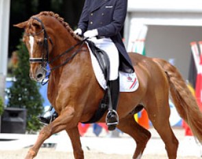 Sander Marijnissen and Moedwil at the 2011 European Championships :: Photo © Astrid Appels