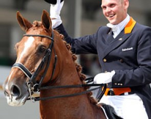 Sander Marijnissen and Moedwil at the 2011 European Championships :: Photo © Astrid Appels