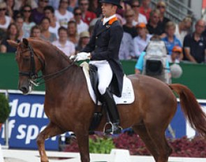 Minderhoud and Nadine finished their show career as a combination on a score of 76.589% for their Kur.