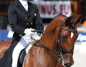 Lisbet Seierskilde on Jonstrupgaards Raneur at the 2011 European Championships :: Photo © Astrid Appels