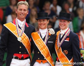 The Grand Prix Special podium: Hester, Cornelissen and Bechtolsheimer :: Photo © Astrid Appels
