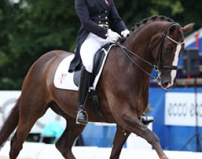 Carina Nevermann Torup on Blue Boy :: Photo © Astrid Appels