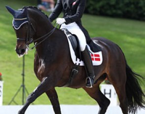 Kathrine Sumborg Christensen and Rohmario at the 2011 European Junior Riders Championships :: Photo © Astrid Appels