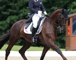 Antoinette te Riele and Fleurie at the 2011 European Junior Riders Championships :: Photo © Astrid Appels