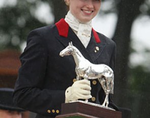 British Samantha Thurman-Baker won a special award for rider with the best seat and aids.