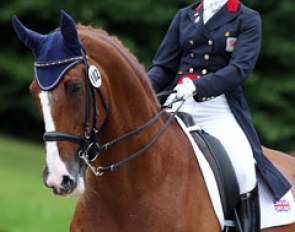 Sophie Wells and Pinocchio at the 2011 European Young Riders Championships :: Photo © Astrid Appels