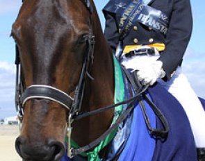Kate Welten and Amajah, 2011 New Zealand Young Riders Champions