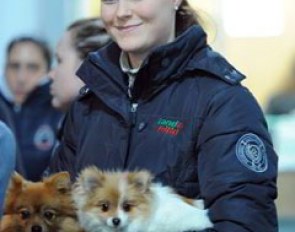 Carina Nevermann Torup with her dogs