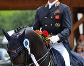 Carl Hester and Uthopia win the Grand Prix Special at the 2011 CDI Fritzens