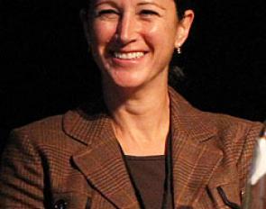 Catherine Haddad at the 2011 Global Dressage Forum :: Photo © Astrid Appels