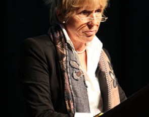 Kathrina Wüst at the 2011 Global Dressage Forum :: Photo © Astrid Appels
