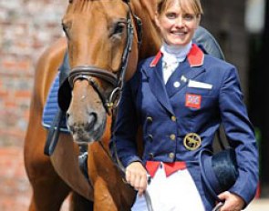 Anna Ross-Davies with Southern Cross Stud's Berita (by Breitling W x Regazzoni)