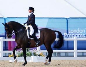 Henriette Andersen and Louis d'Or at the Greenwich test event